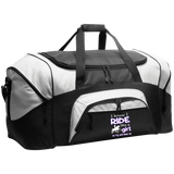 I RIDE LIKE A GIRL (TWH PLEASURE) BG99 Colorblock Sport Duffel