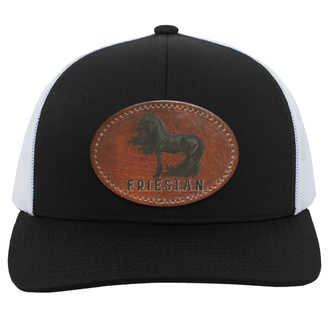 FRIESIAN ON LEATHER 104C Trucker Snap Back - Patch
