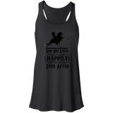 HAPPILY EVER AFTER (TWH Performance) Blk B8800 Flowy Racerback Tank