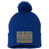AZTEC 1 SP15 Pom Pom Knit Cap - Patch