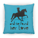 SHE FOUND HER LOVE (TWH pleasure)Bblack art ZP16 Medium Square Pillow