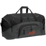 TENNESSEE WALKING HORSE DESIGN 3 JMD (RED PLAID) BG99 Colorblock Sport Duffel