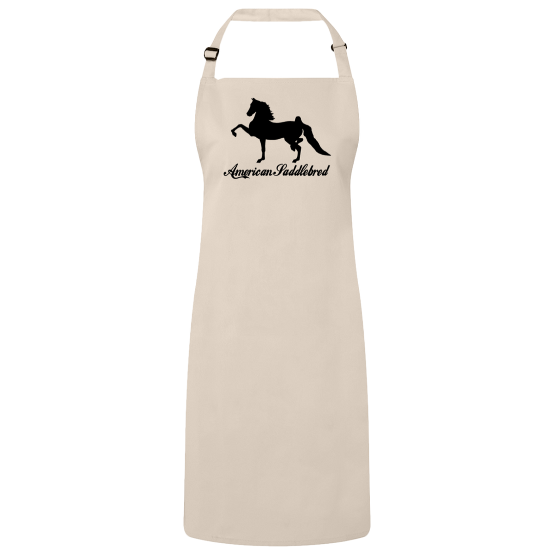 American Saddlebred 2 (black) RP150 Sustainable Unisex Bib Apron
