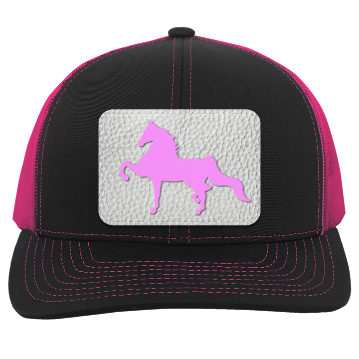 AMERICAN SADDLEBRED PINK 104C Trucker Snap Back - Patch