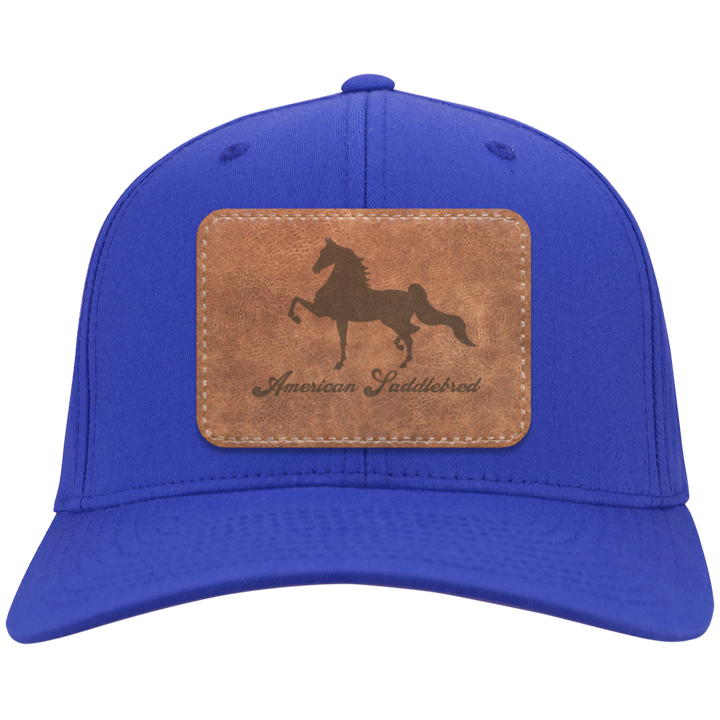 AMERICAN SADDLEBRED ON LEATHER CP80 Twill Cap - Patch