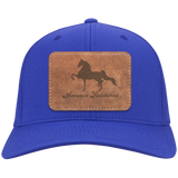 AMERICAN SADDLEBRED ON LEATHER CP80 Twill Cap - Patch