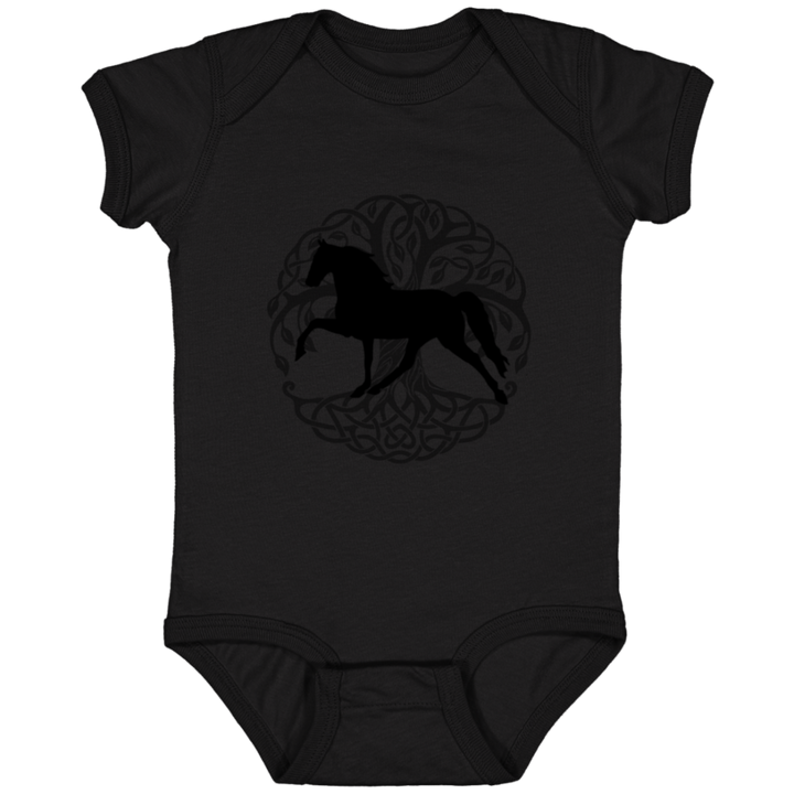 Tennessee Walking Horse PLEASURE TREE OF LIFE 4424 Infant Fine Jersey Bodysuit