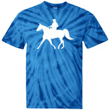 Missouri Fox Trotter WITH MALE RIDER WHITE CD100 100% Cotton Tie Dye T-Shirt