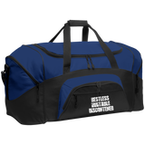 RESTLESS IRRITABLE DISCONTENTED WHT (RECOVERY) BG99 Colorblock Sport Duffel