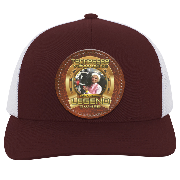 KATHY PARROTT JAMISON (TWH LEGENDS) HAT 104C Trucker Snap Back - Patch