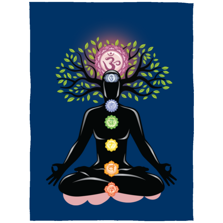 CHAKRAS PLUSH BLANKET (12 STYLES AND SIZES)