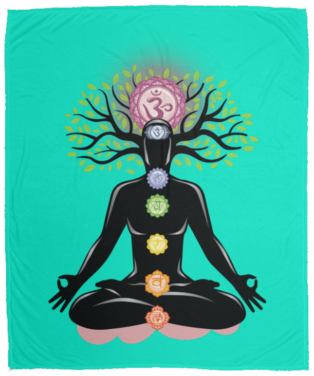 CHAKRAS PLUSH BLANKET (12 STYLES AND SIZES)