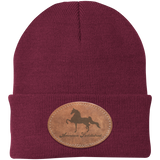 AMERICAN SADDLEBRED ON LEATHER CP90 Knit Cap - Patch