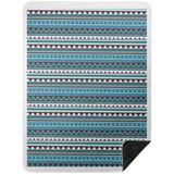 AZTEC 2 BSHL Premium Black Sherpa Blanket 60x80