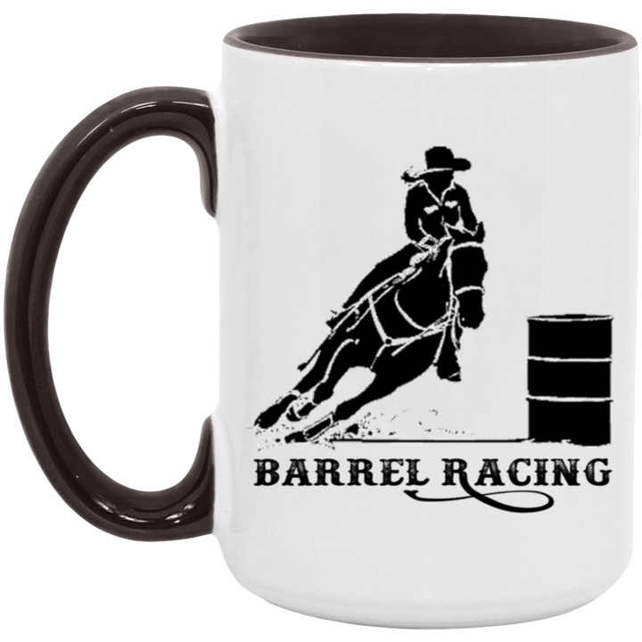 BARREL  ART TUMBLER 4HORSE AM15OZ 15oz. Accent Mug