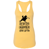 HAPPILY EVER AFTER (TWH Performance) Blk NL1533 Ladies Ideal Racerback Tank
