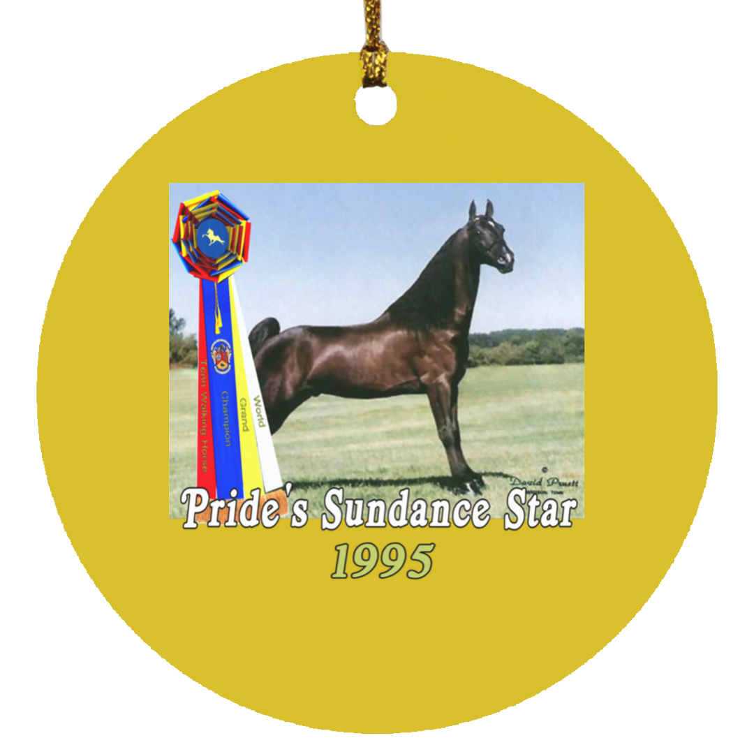 WGC PRIDES SUNDANCE STAR SUBORNC Circle Ornament