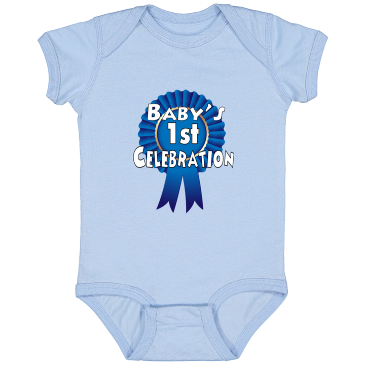 Babys First Celebration 4424 Infant Fine Jersey Bodysuit
