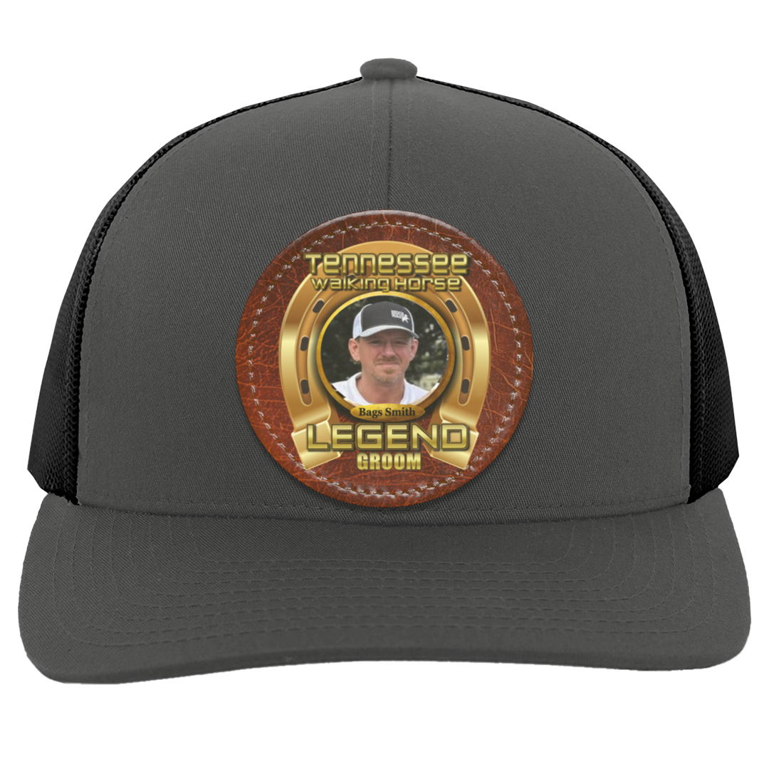 BAGS SMITH (TWH LEGENDS) HAT 104C Trucker Snap Back - Patch