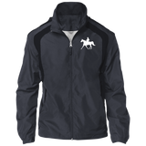 Missouri Fox Trotter WITH MALE RIDER WHITE JST60 Jersey-Lined Raglan Jacket