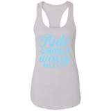 RIDE MORE WORRY LESS NL1533 Ladies Ideal Racerback Tank