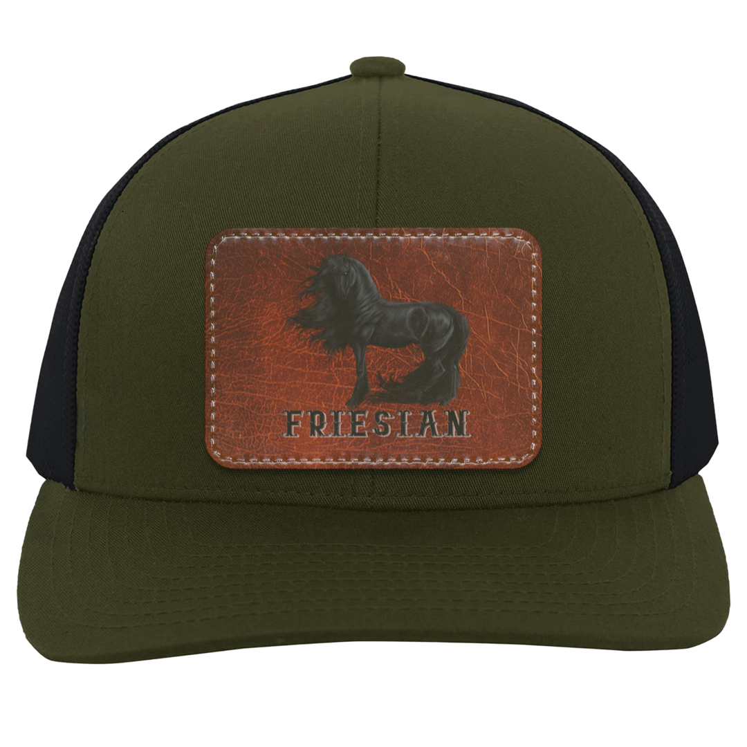FRIESIAN ON LEATHER 104C Trucker Snap Back - Patch