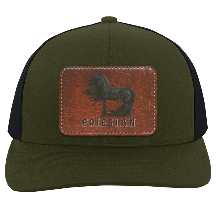 FRIESIAN ON LEATHER 104C Trucker Snap Back - Patch