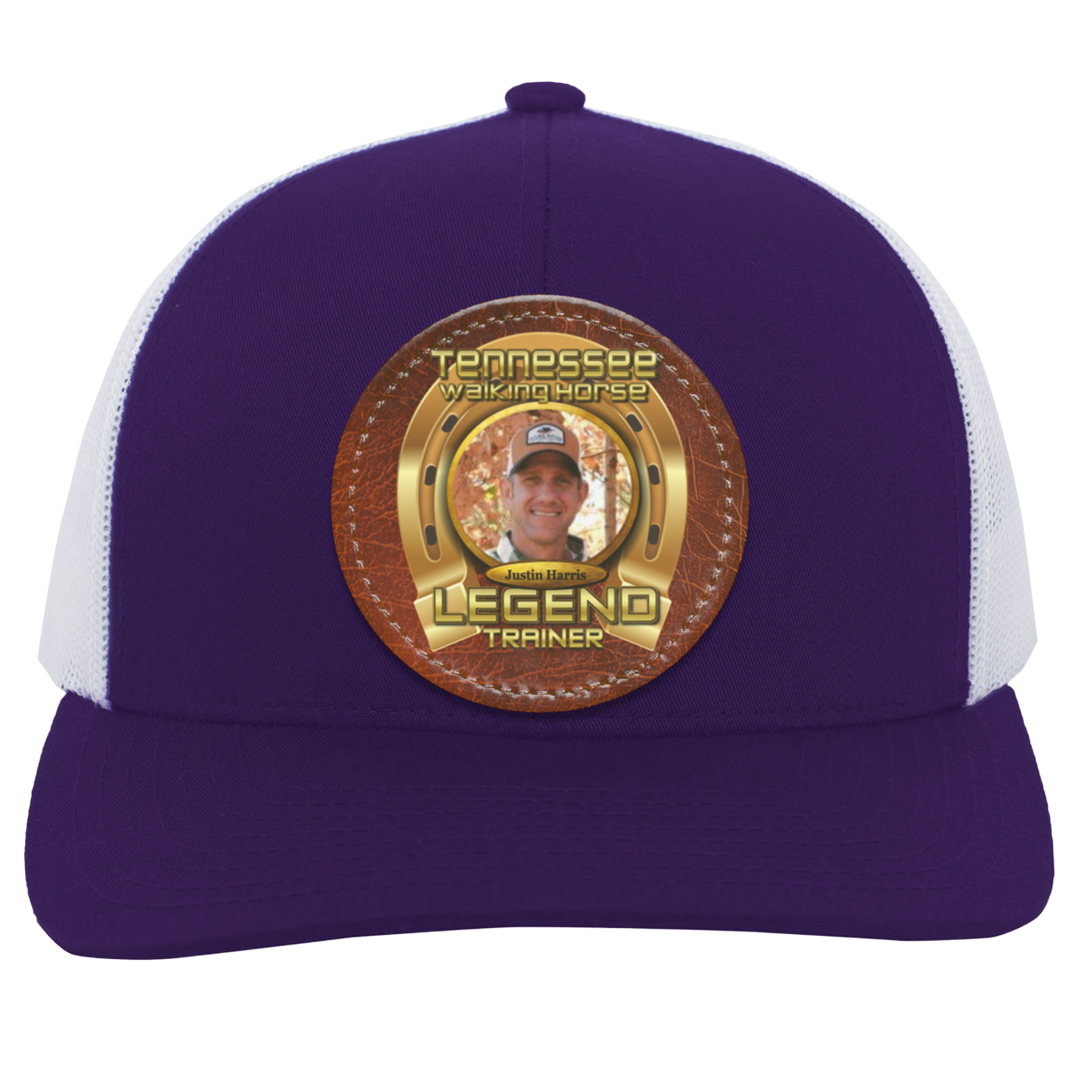 JUSTIN HARRIS (TWH LEGENDS) HAT 104C Trucker Snap Back - Patch