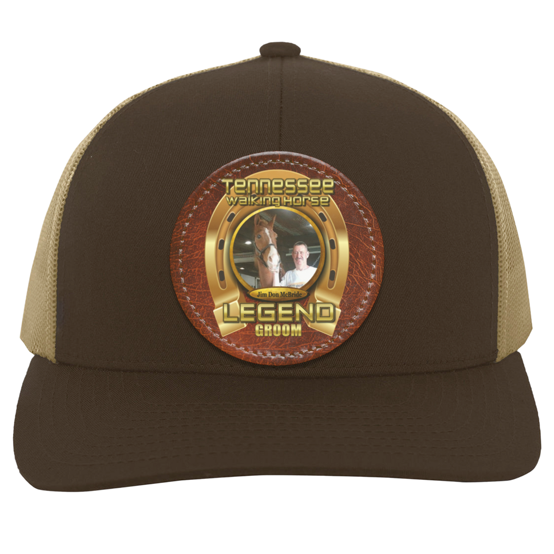JIM DON MCBRIDE (TWH LEGENDS) HAT 104C Trucker Snap Back - Patch