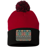 AZTEC 1 SP15 Pom Pom Knit Cap - Patch