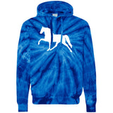 Tennessee Walking Horse (Pleasure) - Copy CD877 Unisex Tie-Dyed Pullover Hoodie
