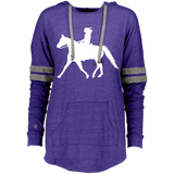 Missouri Fox Trotter LADY FINAL ART WHITE 229390 Ladies Hooded Low Key Pullover