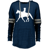 Missouri Fox Trotter LADY FINAL ART WHITE 229390 Ladies Hooded Low Key Pullover