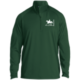 MISSOURI FOX TROTTER (white) 4HORSE ST850 1/2 Zip Raglan Performance Pullover