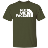 NOT SHIT FACED (WHITE) G500 5.3 oz. T-Shirt
