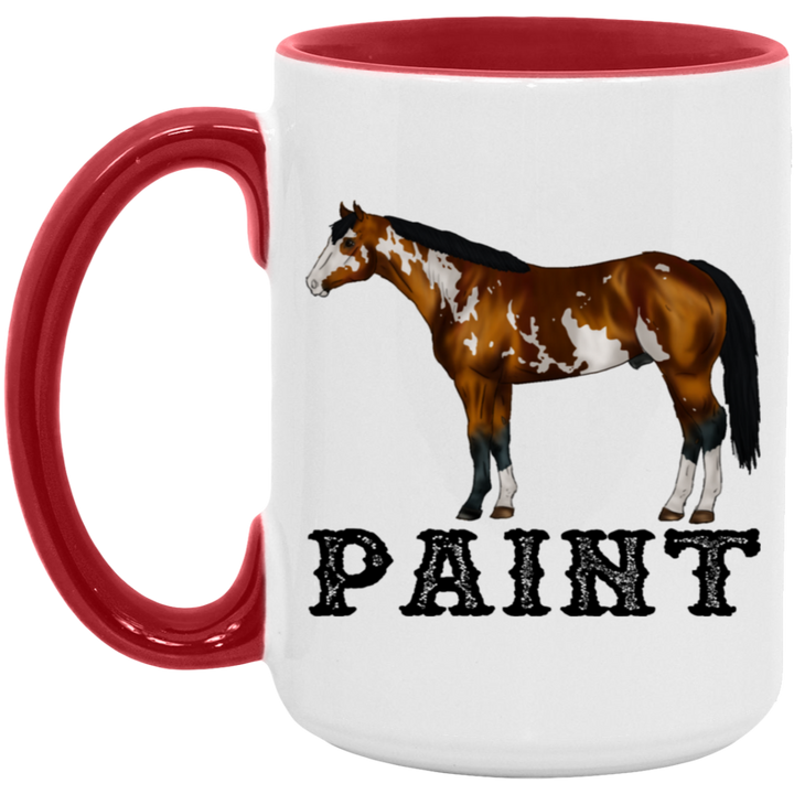 PAINT STYLE 1 4HORSE AM15OZ 15oz. Accent Mug