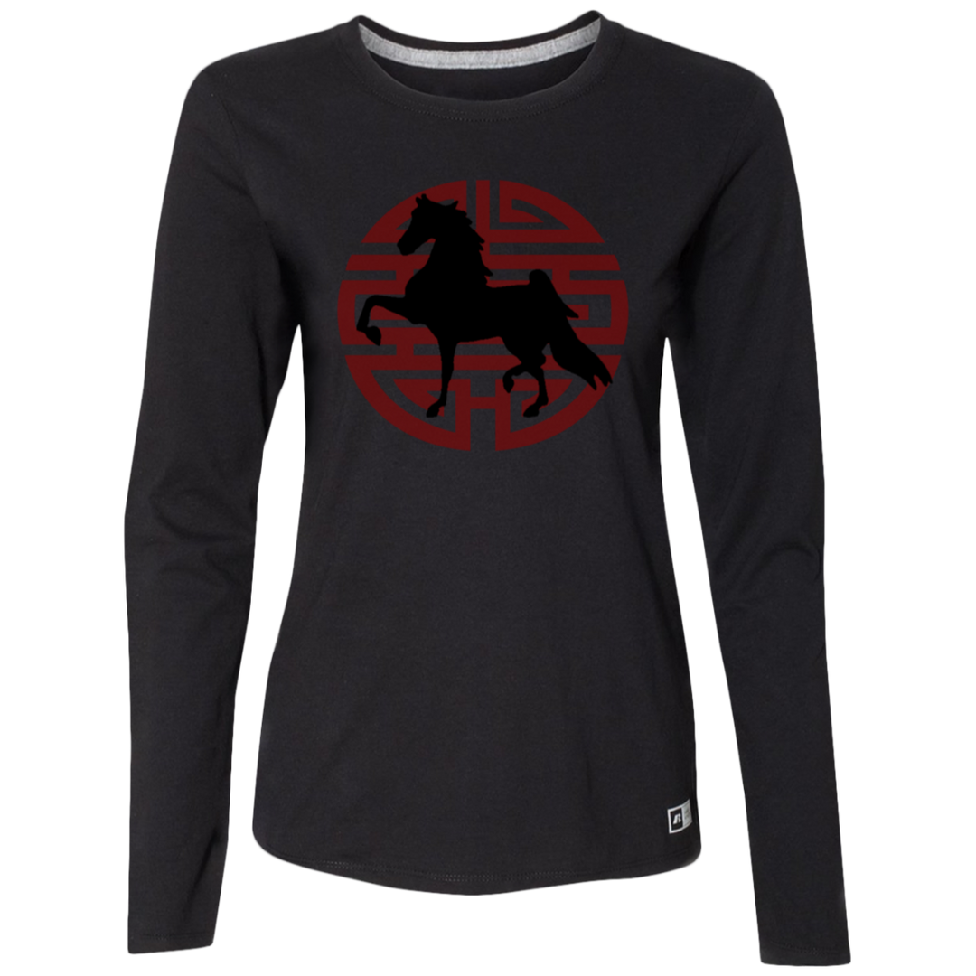 SADDLEBRED JAPANESE ART 64LTTX Ladies’ Essential Dri-Power Long Sleeve Tee