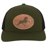 TENNESSEE WALKING HORSE PERFORMANCE LEATHER 104C Trucker Snap Back - Patch