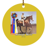 WGC MIDNIGHT MERRY SUBORNC Circle Ornament