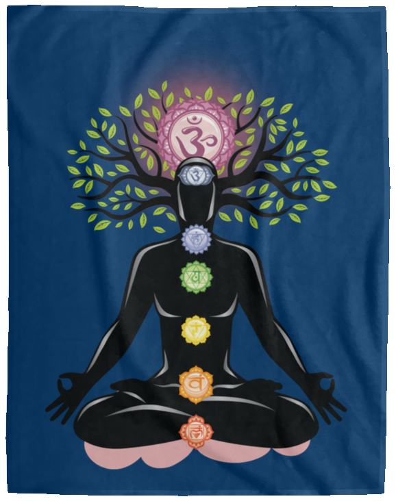 CHAKRAS PLUSH BLANKET (12 STYLES AND SIZES)