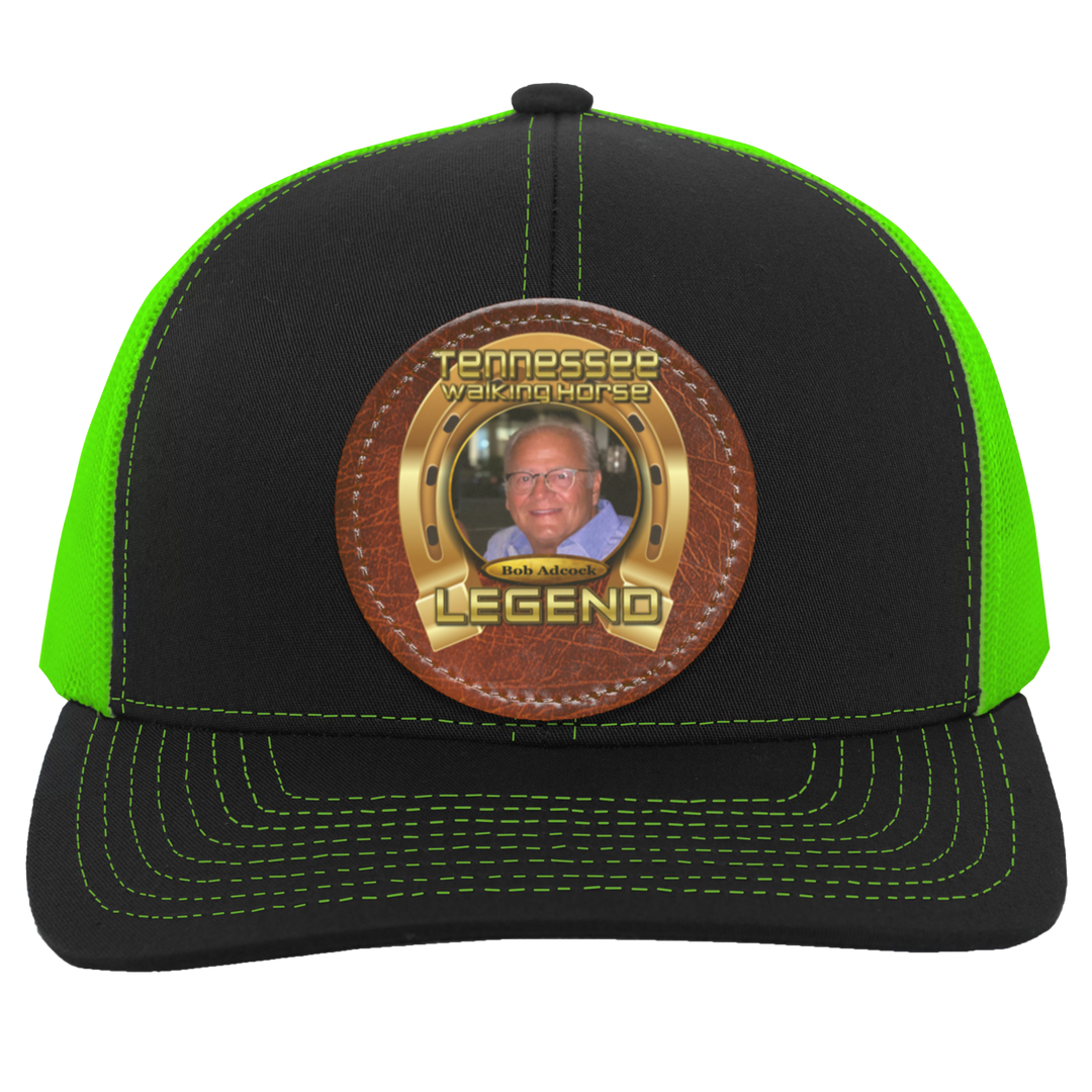 BOB ADCOCK (TWH LEGENDS) HAT 104C Trucker Snap Back - Patch