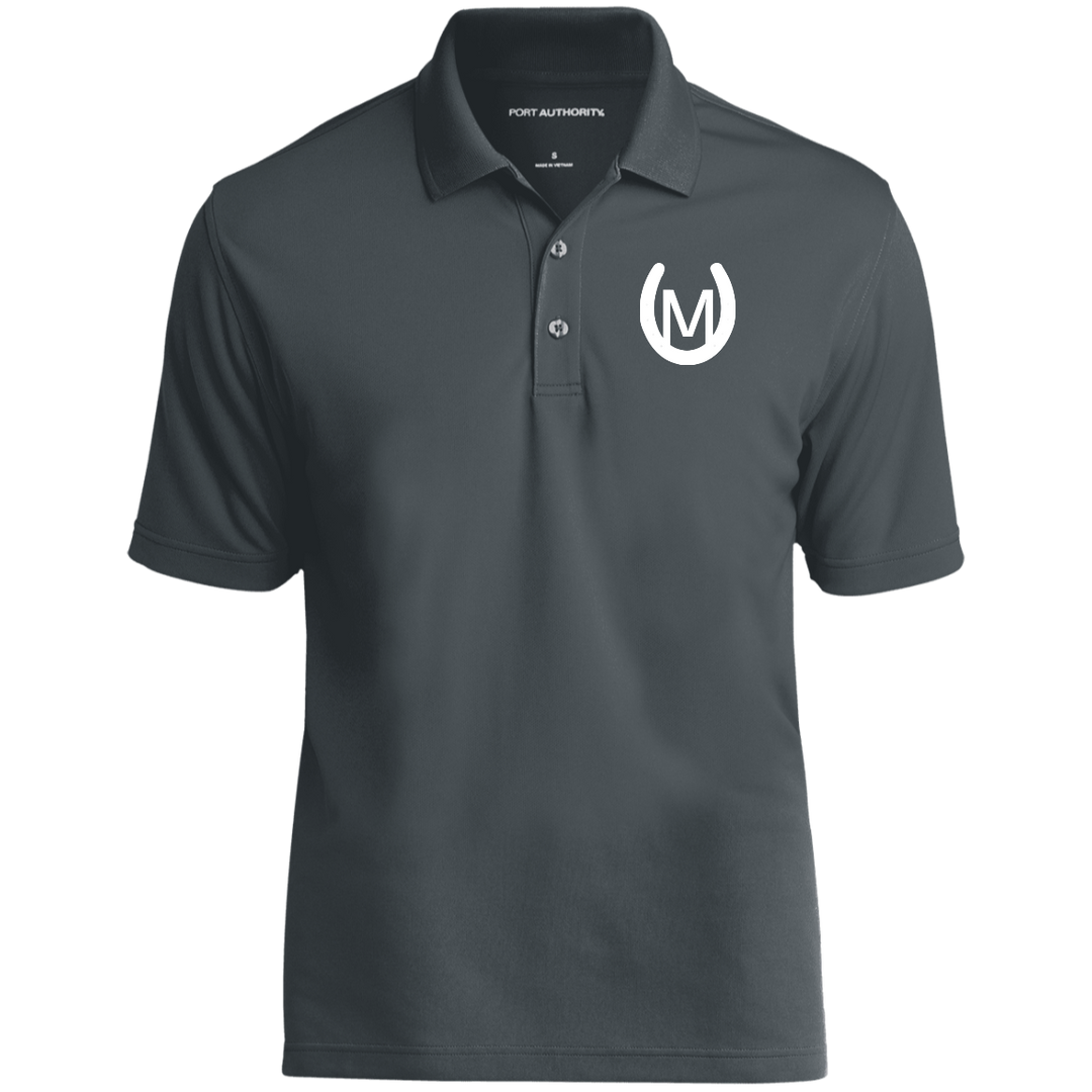 MANES RANCH (white) K110 Dry Zone UV Micro-Mesh Polo