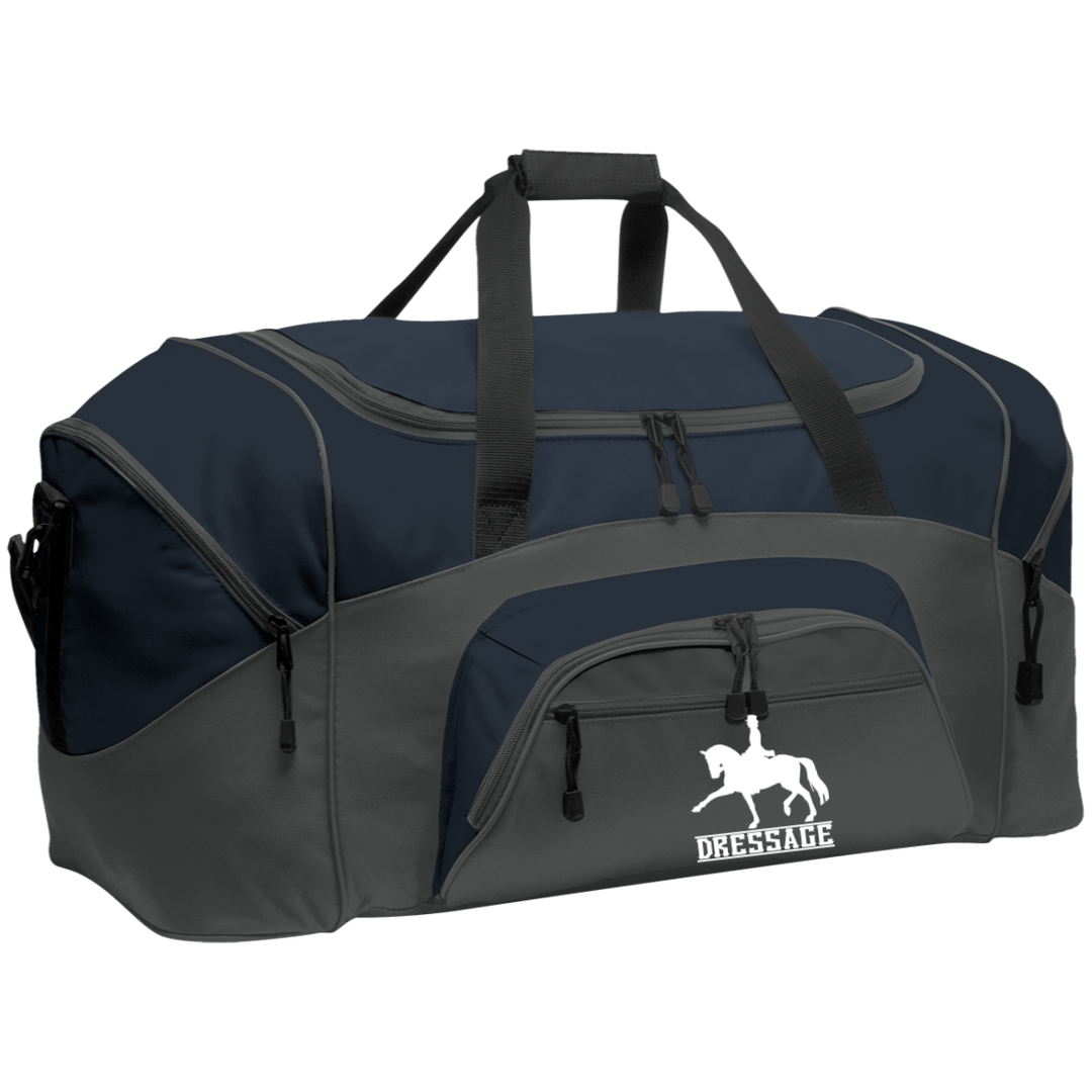 Dressage style 1(WHITE) 4HORSE BG99 Colorblock Sport Duffel