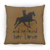 SHE FOUND HER LOVE (TWH pleasure)Bblack art ZP16 Medium Square Pillow