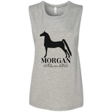 MORGAN STYLE 1 4HORSE B8803 Ladies' Flowy Muscle Tank