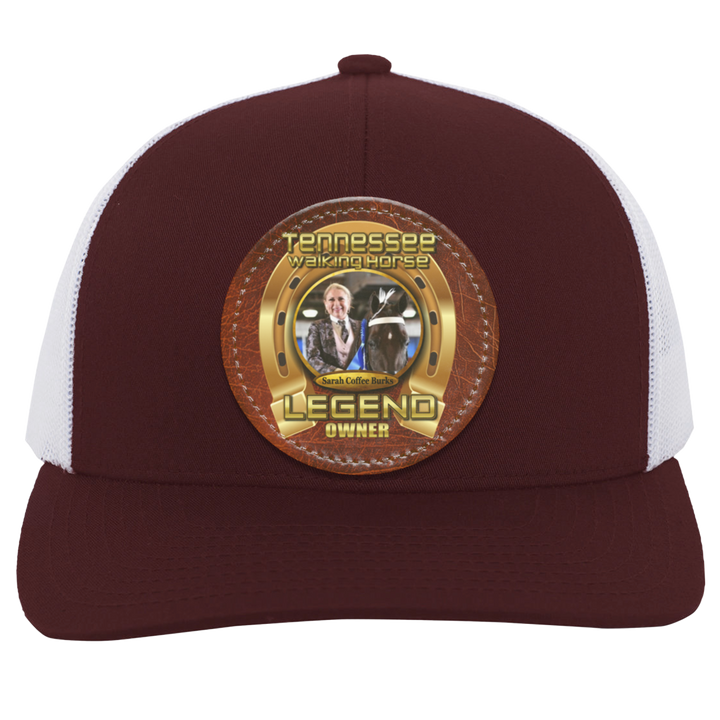 SARAH COFFEE BURKS (TWH LEGENDS) HAT 104C Trucker Snap Back - Patch