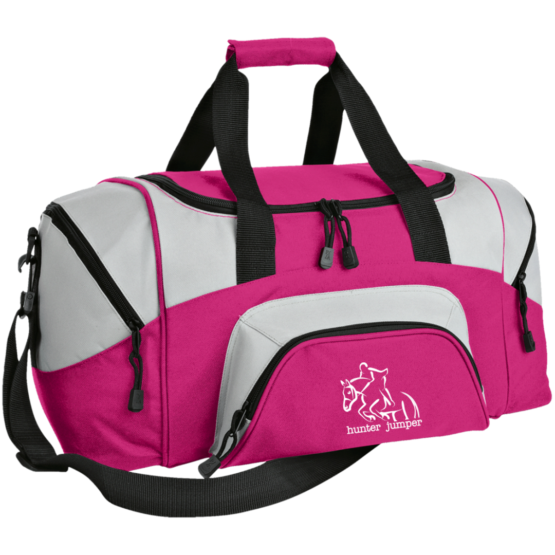 HUNTER JUMPER STYLE 1 (WHITE) 4HORSE BG99 Colorblock Sport Duffel