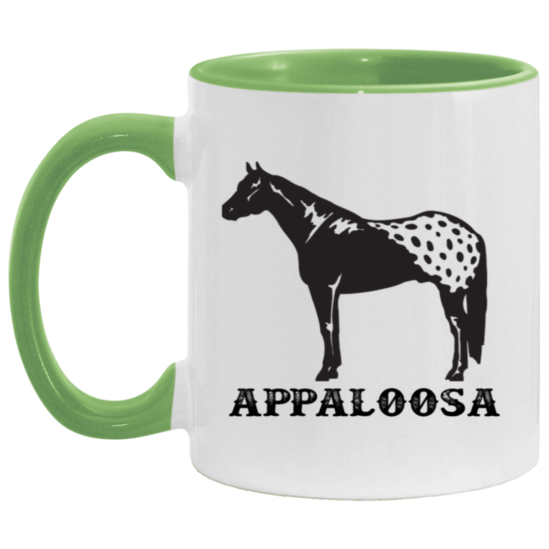 APPALOOSA ART TUMBLER 4HORSE AM11OZ 11 oz. Accent Mug