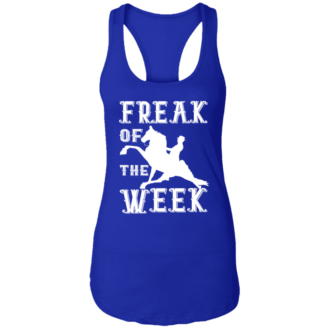 FREAK OF THE WEEK (WHITE) NL1533 Ladies Ideal Racerback Tank