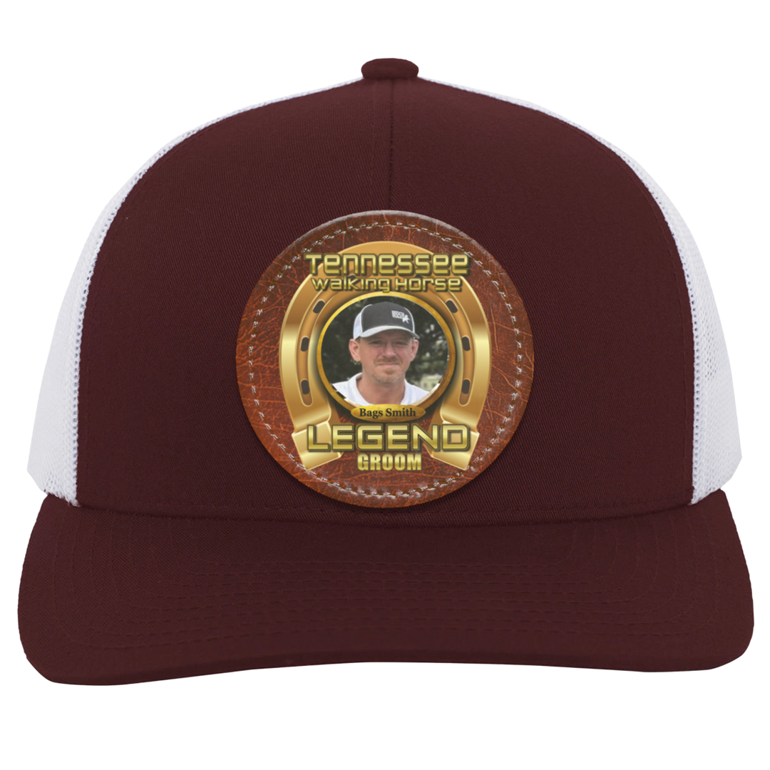 BAGS SMITH (TWH LEGENDS) HAT 104C Trucker Snap Back - Patch
